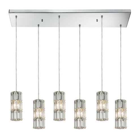 Cynthia Six Light Pendant in Polished Chrome (45|314866RC)