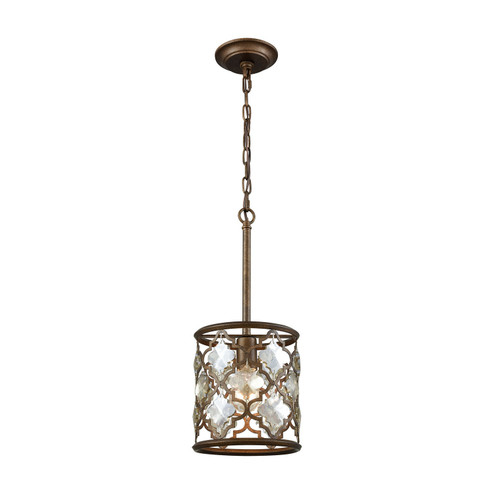 Armand One Light Mini Pendant in Weathered Bronze (45|310941)