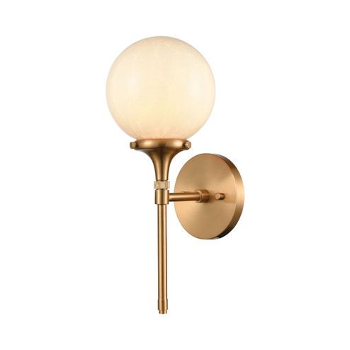 Beverly Hills One Light Wall Sconce in Satin Brass (45|301401)