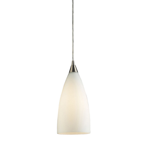 Vesta One Light Mini Pendant in Satin Nickel (45|25801)