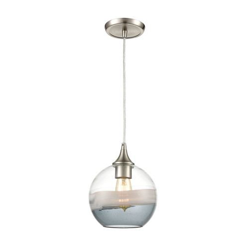 Sutter Creek One Light Mini Pendant in Satin Nickel (45|250991)