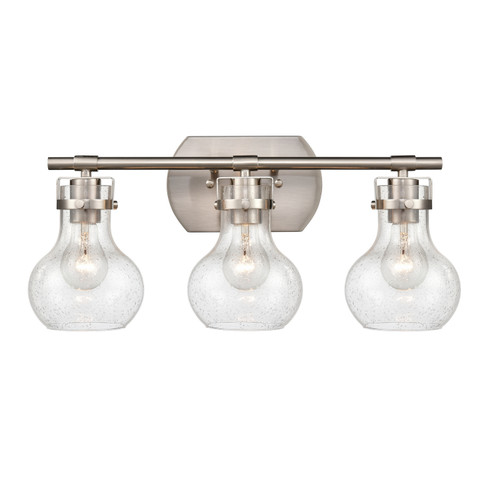 Salamanca Three Light Vanity in Satin Nickel (45|186623)