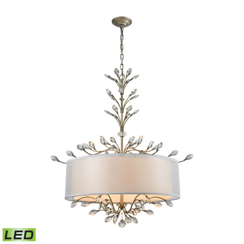 Asbury LED Chandelier in Aged Silver (45|162836LED)