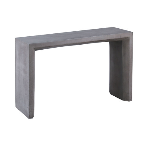 Chamfer Console Table in Polished Concrete (45|157079)