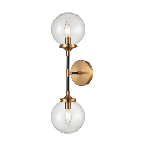 Boudreaux Two Light Wall Sconce in Antique Gold (45|153402)