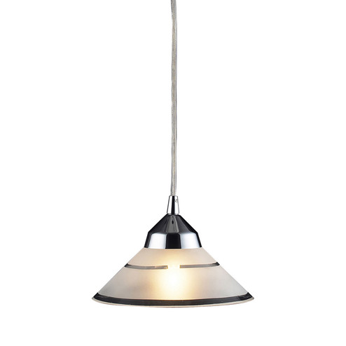 Refraction One Light Mini Pendant in Polished Chrome (45|14771)