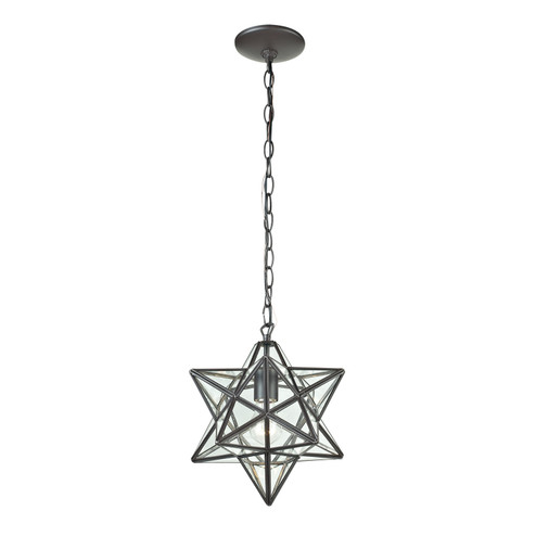 Star One Light Mini Pendant in Oil Rubbed Bronze (45|145001)