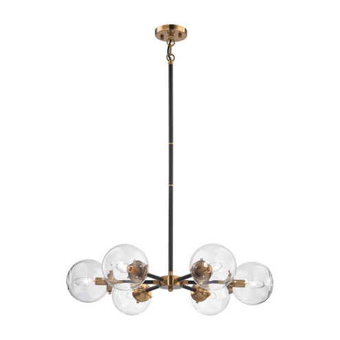 Boudreaux Six Light Chandelier in Antique Gold (45|144326)