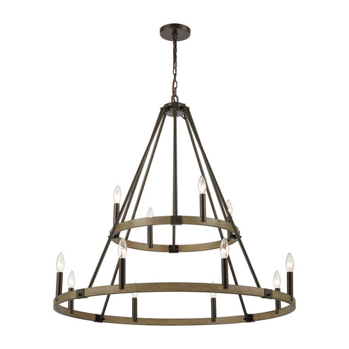 Transitions 12 Light Chandelier in Oil Rubbed Bronze (45|1231912)
