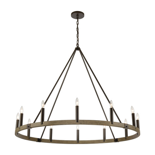 Transitions 12 Light Chandelier in Oil Rubbed Bronze (45|1231812)