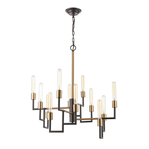 Congruency 12 Light Chandelier in Oil Rubbed Bronze (45|1220712)