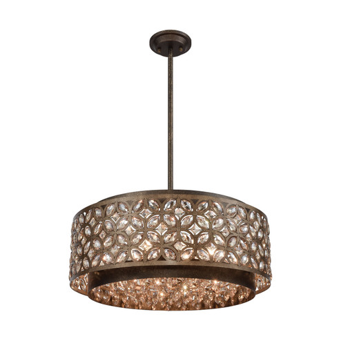 Rosslyn Six Light Chandelier in Mocha (45|121546)