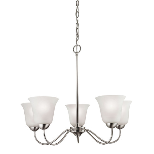 Conway Five Light Chandelier in Brushed Nickel (45|1205CH20)