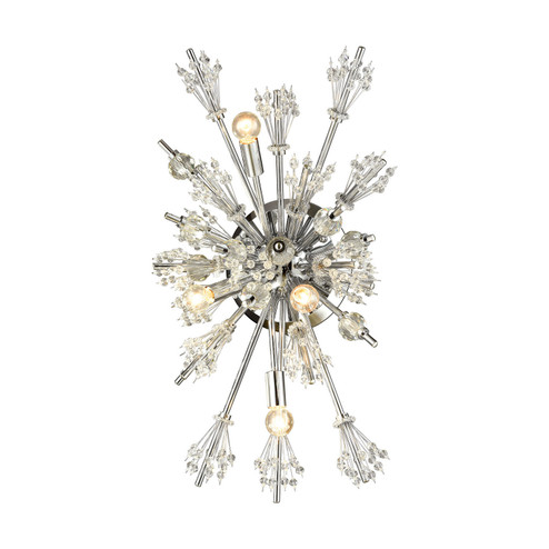 Starburst Four Light Wall Sconce in Polished Chrome (45|117474)