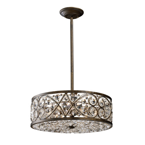 Amherst Six Light Chandelier in Antique Bronze (45|112876)