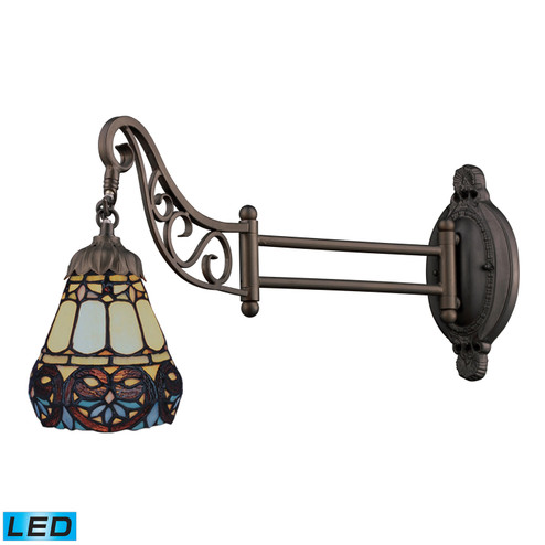 Mix-N-Match LED Wall Sconce in Tiffany Bronze (45|079TB21LED)