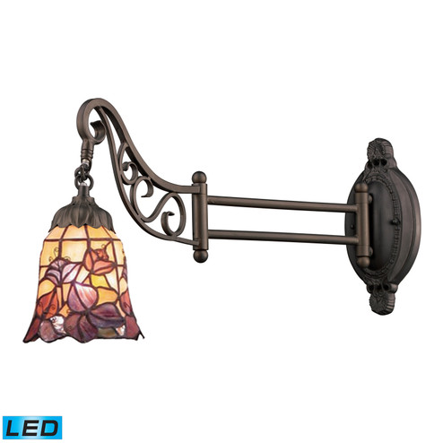 Mix-N-Match LED Wall Sconce in Tiffany Bronze (45|079TB17LED)