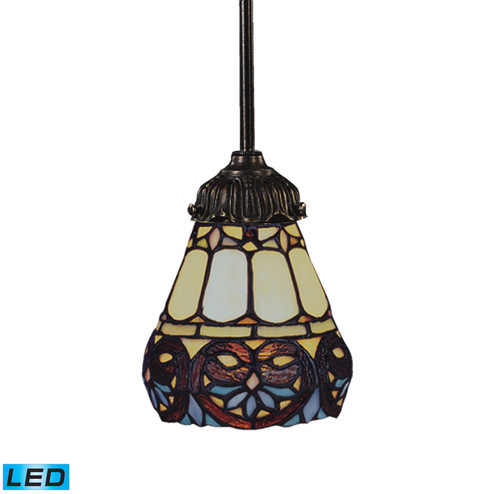 Mix-N-Match LED Mini Pendant in Tiffany Bronze (45|078TB21LED)