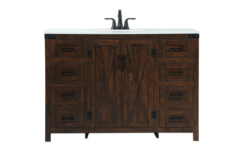 Grant Single Bathroom Vanity in expresso (173|VF90248EX)