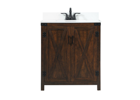 Grant Single Bathroom Vanity in Expresso (173|VF90230EXBS)