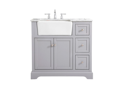 Franklin Single Bathroom Vanity in grey (173|VF60236GR)