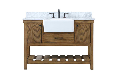 Clement Single Bathroom Vanity in driftwood (173|VF60148DWBS)