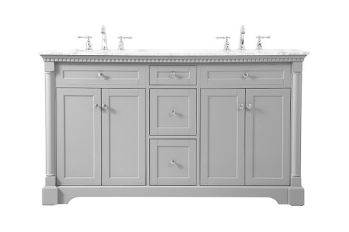 Clarence Bathroom Vanity Set in Grey (173|VF53060DGR)