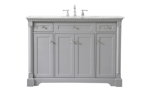 Clarence Bathroom Vanity Set in Grey (173|VF53048GR)
