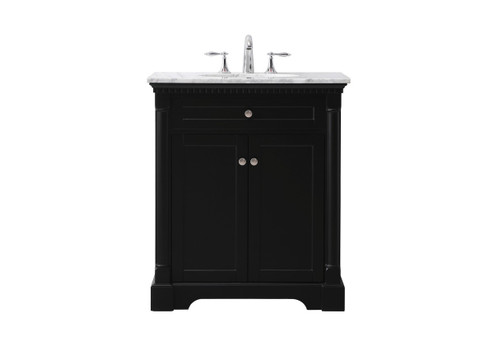 Clarence Bathroom Vanity Set in black (173|VF53030BK)