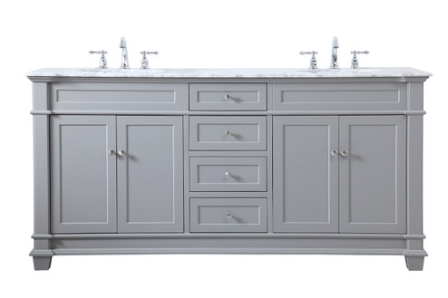Wesley Bathroom Vanity Set in Grey (173|VF50072DGR)