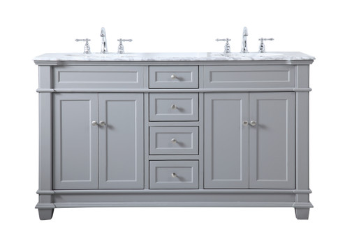 Wesley Bathroom Vanity Set in Grey (173|VF50060DGR)