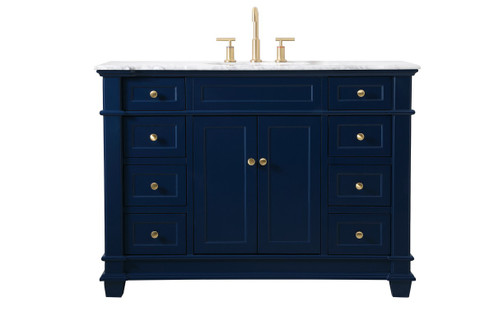 Wesley Bathroom Vanity Set in Blue (173|VF50048BL) Wesley Bathroom Vanity Set in Blue (173|VF50048BL)