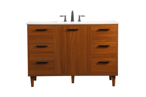 Baldwin Vanity Sink Set in Teak (173|VF47048MTK)