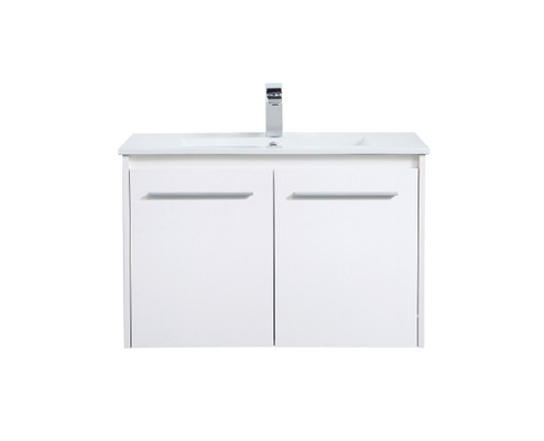 Rasina Single Bathroom Floating Vanity in White (173|VF44030WH)