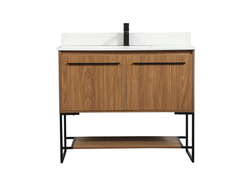 Sloane Single Bathroom Vanity in Walnut Brown (173|VF42540WBBS) Sloane Single Bathroom Vanity in Walnut Brown (173|VF42540WBBS)