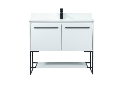 Sloane Vanity Sink Set in White (173|VF42540MWHBS)