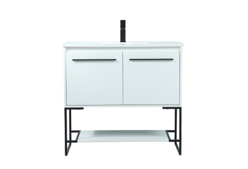 Sloane Vanity Sink Set in White (173|VF42536MWH)