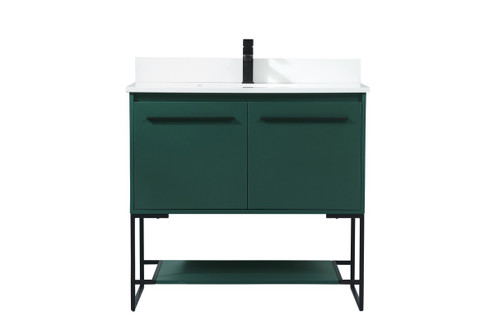 Sloane Vanity Sink Set in Green (173|VF42536MGNBS) Sloane Vanity Sink Set in Green (173|VF42536MGNBS)
