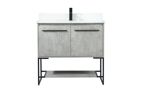 Sloane Vanity Sink Set in Concrete Grey (173|VF42536MCGBS)