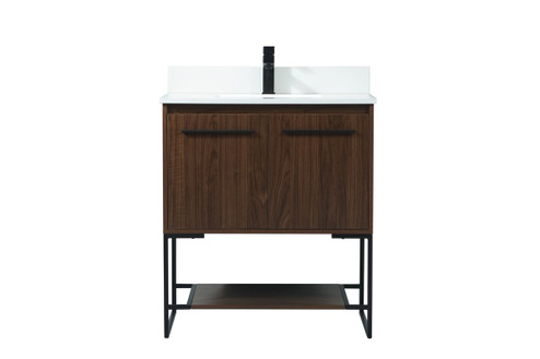 Sloane Vanity Sink Set in Walnut (173|VF42530MWTBS)