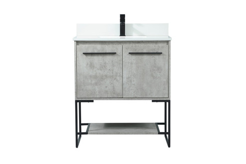 Sloane Vanity Sink Set in Concrete Grey (173|VF42530MCGBS)