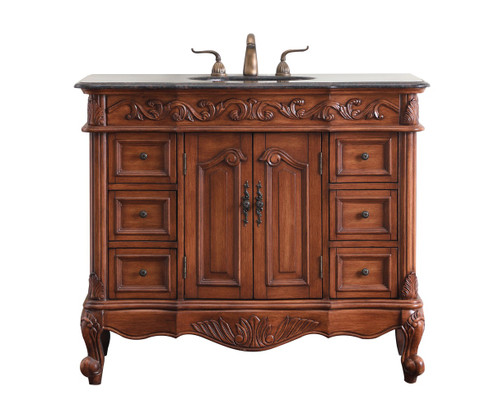 Oakland Single Bathroom Vanity Set in teak (173|VF38842TK)