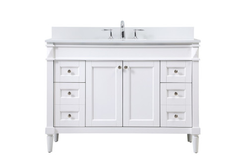 Bennett Single Bathroom Vanity in white (173|VF31848WHBS)