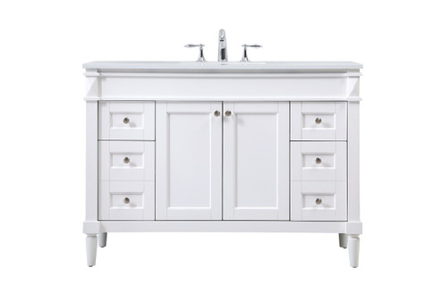Bennett Single Bathroom Vanity in white (173|VF31848WH)