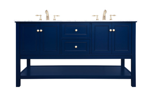 Metropolis Bathroom Vanity Set in Blue (173|VF27060DBL)
