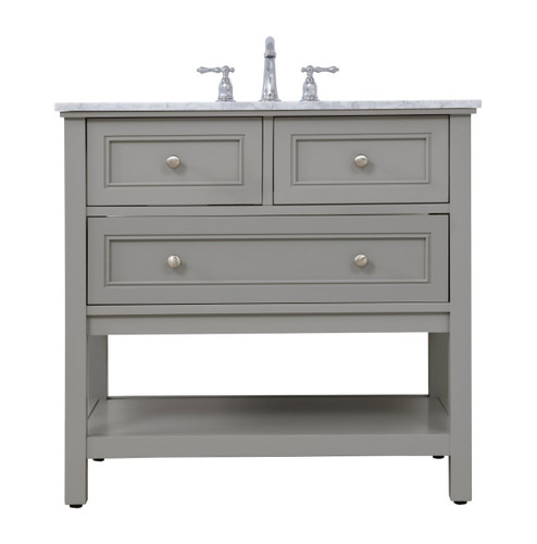 Metropolis Single Bathroom Vanity Set in Grey (173|VF27036GR)