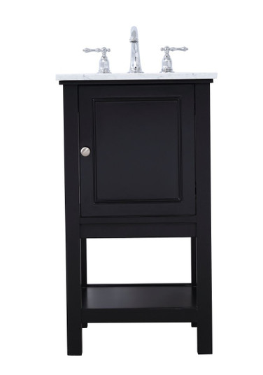 Metropolis Single Bathroom Vanity Set in Black (173|VF27019BK)