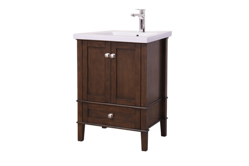 AQUA Single Bathroom Vanity Set in Antique Coffee (173|VF2005)