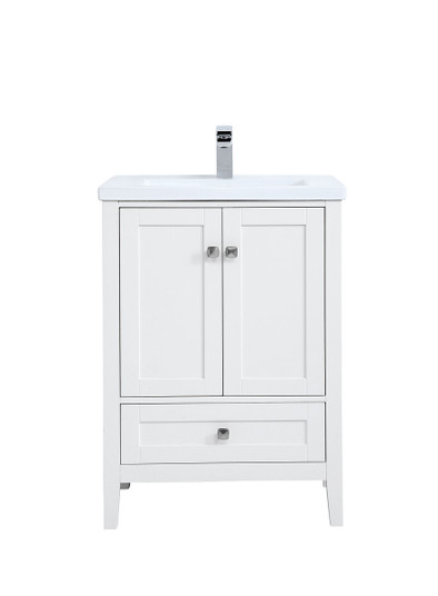 Aqua Single Bathroom Vanity Set in white (173|VF2001)