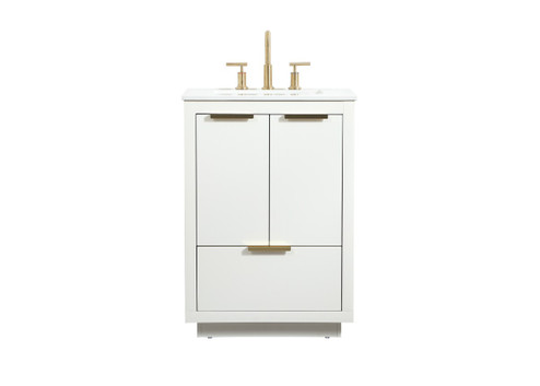 Blake Vanity Sink Set in white (173|VF19424WH)